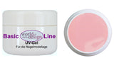 Kabinettgröße LED/UV-Fiberglas Gel dickviskose milchig rosa 1 Phasengel, Aufbaugel - Auswahl 30 ml. bis 250 ml.