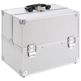 großer kompakter Kosmetikkoffer -  Beauty Case - Alukoffer (32 x 26,5 x 25 cm, 21 Liter)