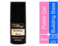 6 ml. 𝐁𝐚𝐬𝐞 𝐆𝐞𝐥 -  UV Lack, Gellack, LED/UV Polish Gel,  Soak Off Gel ablösbar - Building Base