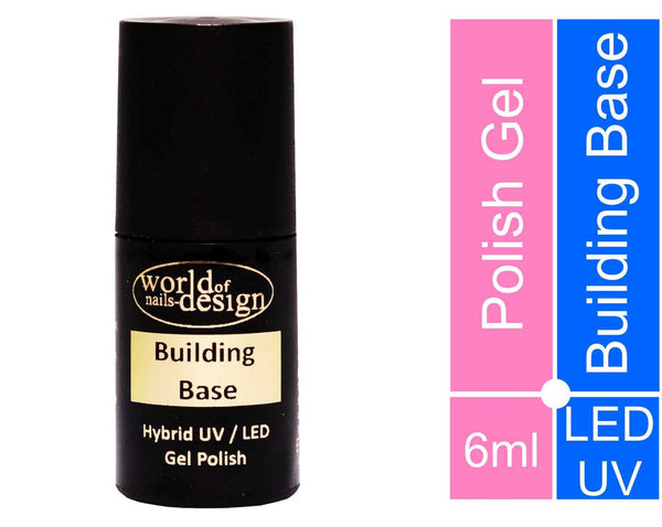 6 ml. 𝐁𝐚𝐬𝐞 𝐆𝐞𝐥 -  UV Lack, Gellack, LED/UV Polish Gel,  Soak Off Gel ablösbar - Building Base