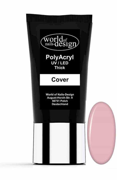 30 ml. Cover PolyAcryl Gel  -  UV / LED Acryl-Sytem in der Tube