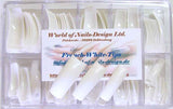 100 er Box  / 500 er Box - N-Tips Natur / Clear Tips transparent oder French White weiss -  Style 11 oder Style 14 - freie Auswahl