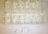 100 er Box  / 500 er Box - N-Tips Natur / Clear Tips transparent oder French White weiss -  Style 11 oder Style 14 - freie Auswahl