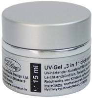 Sonder-Edition: 15 ml. / 30 ml. "3in1 " Allround UV + LED Gel, dickviskose - Spezial Nagelgel für alle 3 Schichten - Auswahl