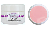 Kabinettgröße LED/UV-Fiberglas Gel dickviskose milchig rosa 1 Phasengel, Aufbaugel - Auswahl 30 ml. bis 250 ml.