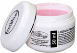 50 ml LED/UV-Fiberglas Gel dickviskose milchig rosa 1 Phasengel, Aufbaugel