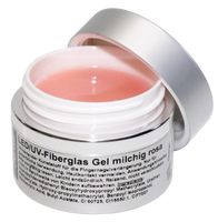 15 ml. StudioLine LED/UV-Gel Fiberglas milchig rosa dickviskose milky rosé, natürlich glänzend