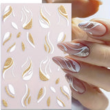 filigrane Nail Tattoo / Nagelfolie selbstklebend / Nagel - Sticker für jeden Anlass