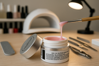 15 ml. / 30 ml.  Premium LED/UV-Gel Fiberglas milchig rosa - dickviskose milky rosé Babyboomer