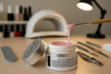 15 ml. / 30 ml.  Premium LED/UV-Gel Fiberglas milchig rosa - dickviskose milky rosé Babyboomer