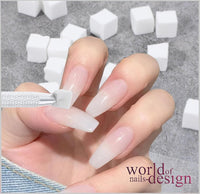 50 Stück Ombre Nagel Schwamm, Mini-Tupf-Schwamm, Nail Sponge Tool  mit Schwamm-Picker / Greifer