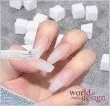 50 Stück Ombre Nagel Schwamm, Mini-Tupf-Schwamm, Nail Sponge Tool  mit Schwamm-Picker / Greifer
