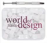 50 Stück Ombre Nagel Schwamm, Mini-Tupf-Schwamm, Nail Sponge Tool  mit Schwamm-Picker / Greifer