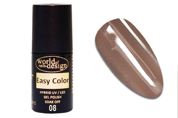 𝐄𝐚𝐬𝐲 𝐂𝐨𝐥𝐨𝐫 LED/UV Polish Gel, Hybridlack, Soak Off Gel ablösbar- 𝐂𝐚𝐩𝐩𝐮𝐜𝐡𝐢𝐧𝐨 𝐎𝐒 - 𝟎𝟎𝟖 - 6 ml