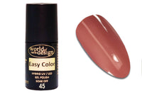 𝐄𝐚𝐬𝐲 𝐂𝐨𝐥𝐨𝐫 LED/UV Polish Gel, Hybridlack, Soak Off Gel ablösbar- 𝐁𝐞𝐢𝐠𝐞 𝐑𝐨𝐭 𝐎𝐒 - 𝟒𝟓 - 6 ml