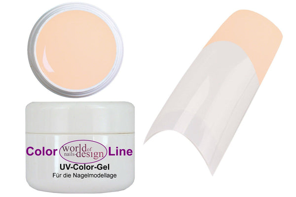5 ml UV Farbgel Fruit Peach / Aprikose Nagelgel für Fullcover oder French