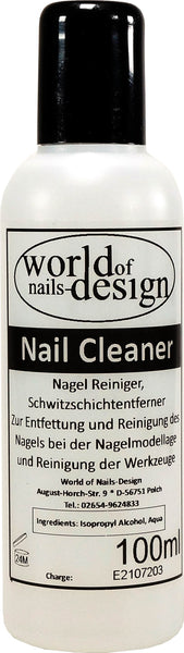 100ml Nagel Cleaner-Nagelreiniger Gel- und Acryl Modellage, Entfetter 70% Isopropanol