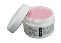 Kabinettgröße LED/UV-Fiberglas Gel dickviskose milchig rosa 1 Phasengel, Aufbaugel - Auswahl 30 ml. bis 250 ml.