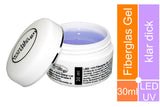 30 ml LED/UV-Fiberglasgel klar mit Sunblocker /  oder extra dick extra klar - freie Auswahl