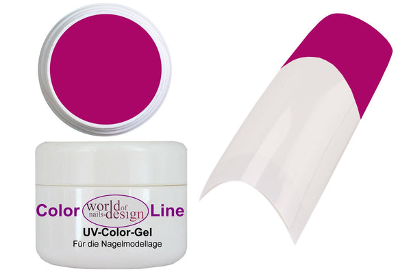 5 ml UV Farbgel "Dark Magenta" Nagelgel für Fullcover oder French