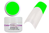 UV / LED Neon Farbgel - Neon Gel Pink + Gelb + Rot + Grün + Orange + Violett - Einzeln oder  Set