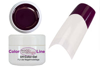 5 ml. UV Farbgel  Aubergine No. 302 , Nagelgel für Fullcover oder French