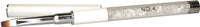 Katzenzunge Delux - Auswahl Gr 4 oder 6 - weiss  chrome  Strassdesign - Fullcover Pinsel