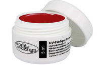 5 ml. UV / LED "Granat Rot" - Farbgel für Fullcover + French, stark zum kombinieren