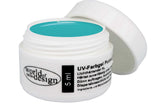 5 ml. UV Farbgel Türkis V12003, Nagelgel für Fullcover oder French