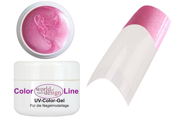 5 ml UV Metallic Gel " Rosa / Candy Pink"  - Nagelgel mit edlem Schimmer
