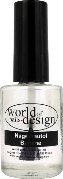 Pflegendes Nagel Öl - herrlicher exotischer Duft - Banane  15 ml Pinselflasche