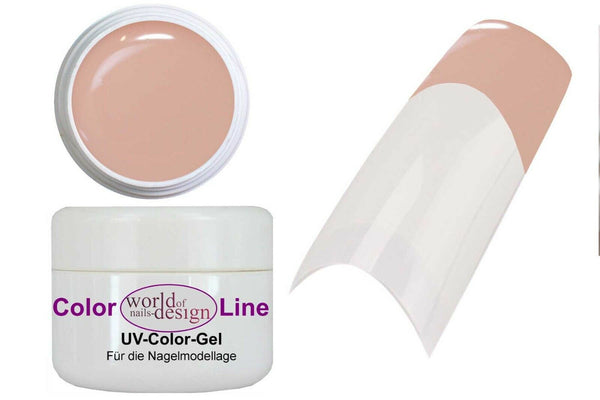 5 ml. UV Nagelgel "Nude Rosé #88" - deckendes MakeUp Gel für Fullcover / French