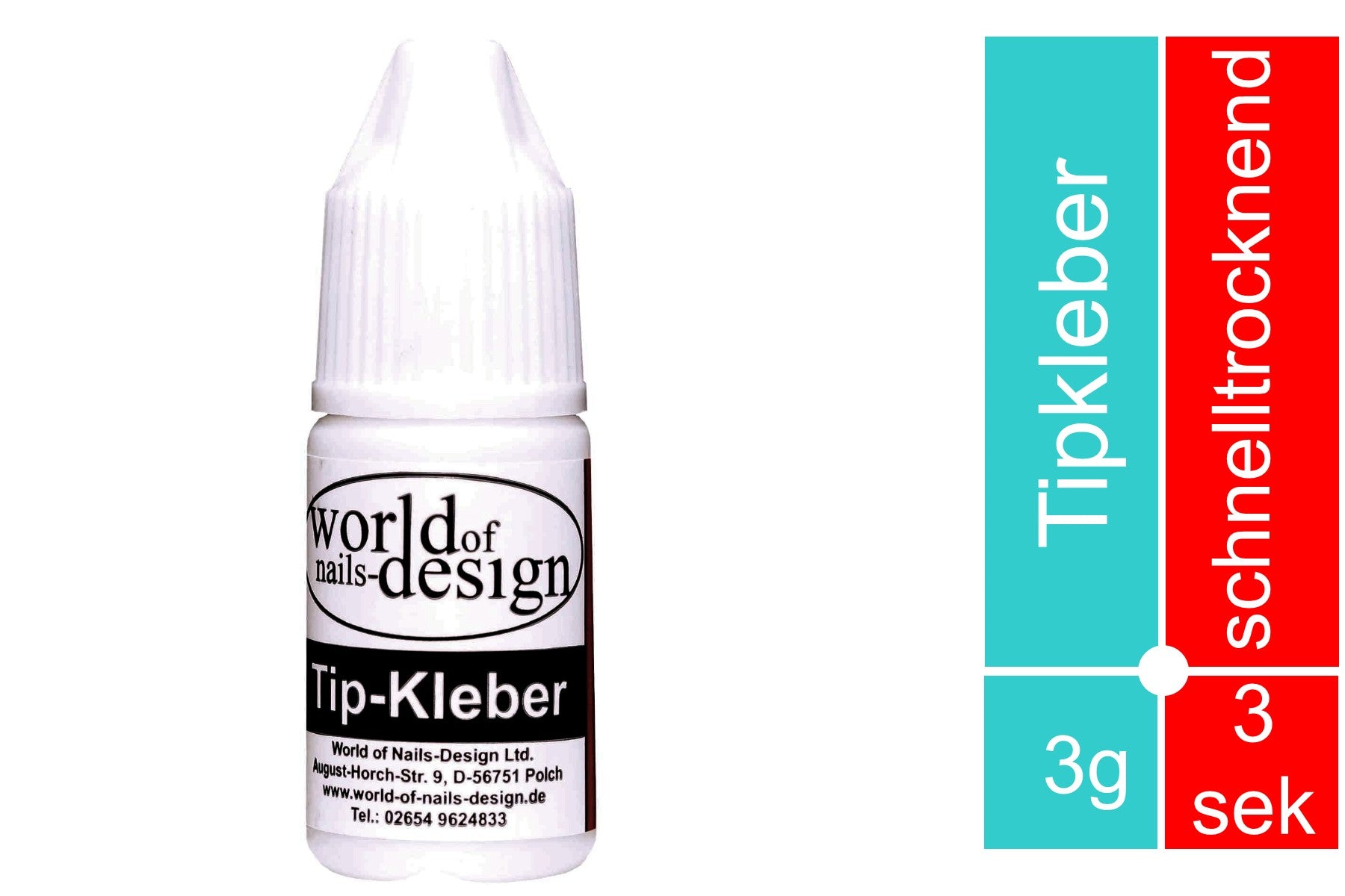 World Of Nails BasicLine Versiegelungsgel 15 Ml - Dünnviskos, Glänzend Für Perfekten Nagelabschluss