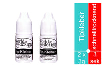 1 x 3 gr. Profi-Tipkleber, Spezial Nagelkleber extra stark