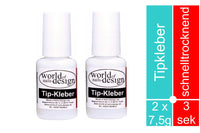 1 x 7,5gr. Profi-Tipkleber, Spezial Nagelkleber extra stark in der Pinselflasche