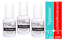 1 x 7,5gr. Profi-Tipkleber, Spezial Nagelkleber extra stark in der Pinselflasche