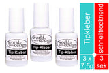 1 x 7,5gr. Profi-Tipkleber, Spezial Nagelkleber extra stark in der Pinselflasche