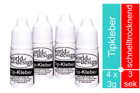 1 x 3 gr. Profi-Tipkleber, Spezial Nagelkleber extra stark