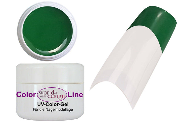 5 ml. UV Gel Dunkel Grün / Forest / Waldgrün für Fullcover oder French