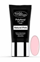 30 ml.  PolyAcryl Gel Natural pink -  UV / LED  Acryl-Sytem in der Tube